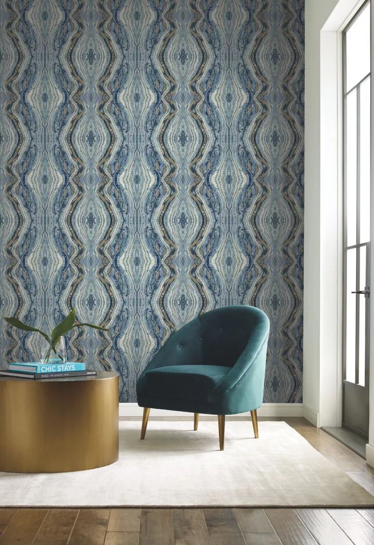 Kaleidoscope Wallpaper - Blue — Image 5