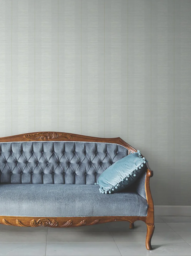 Colbert Stripe Textured Wallpaper - Light Blue — Ảnh 3