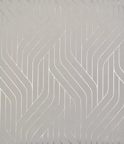 Ebb & Flow Wallpaper - Grey/Silver