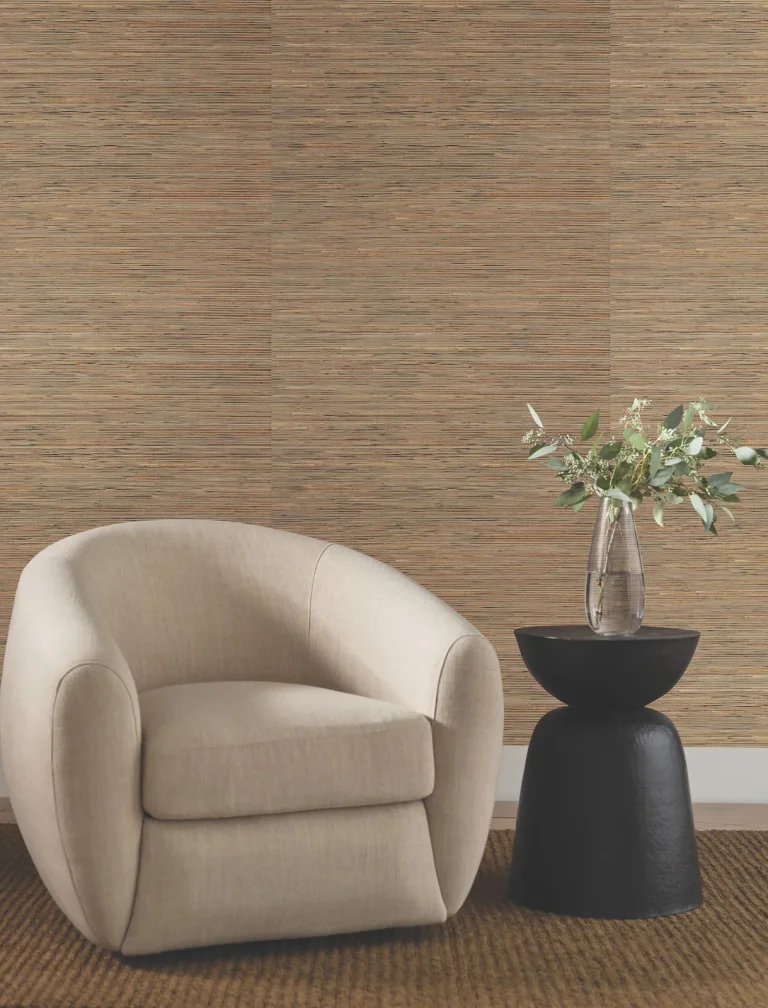 Candice Olson Bamboo Hemp Blend Wallpaper - Natural — Ảnh 5