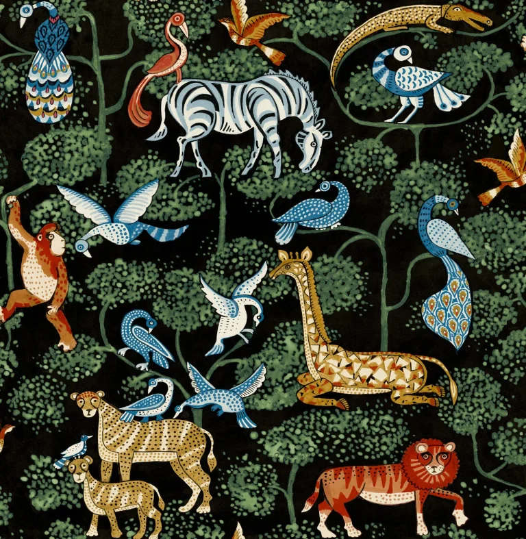 Rigby Jungle Animals Wallpaper - Multicolor — Ảnh 5