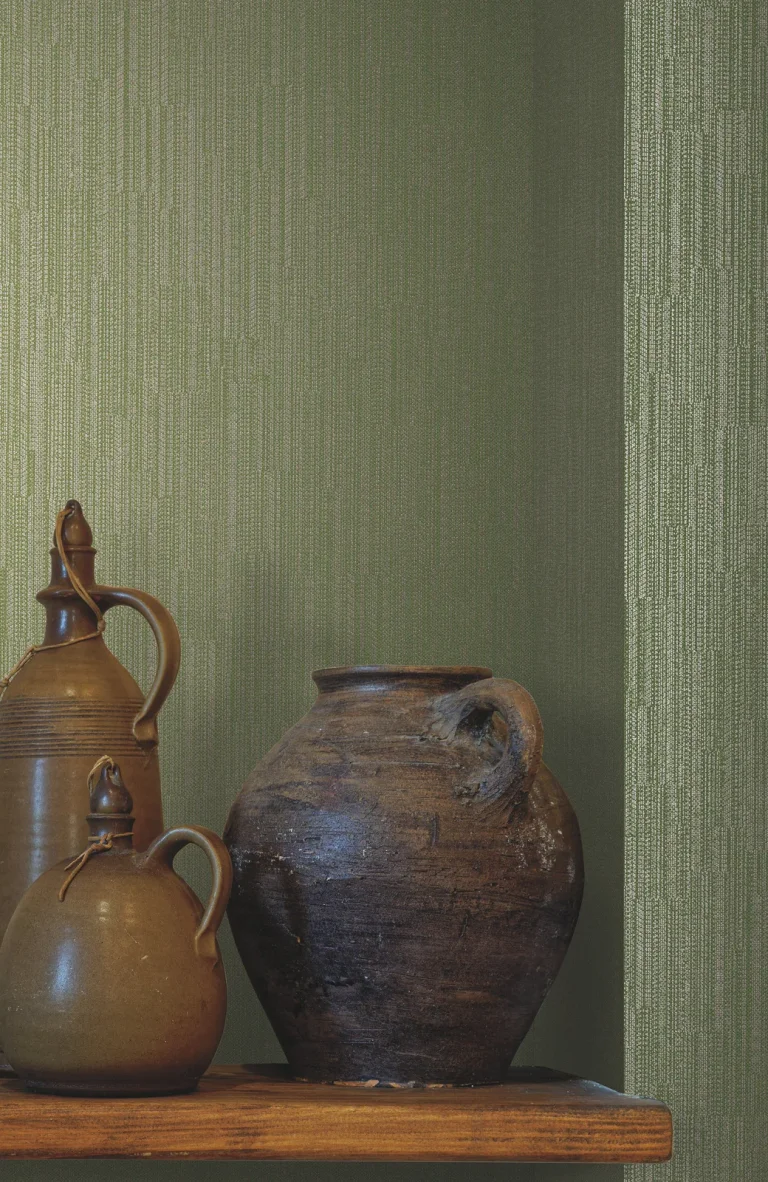 Ronald Redding Weekender Weave Wallpaper - Evergreen/Glint — Ảnh 4