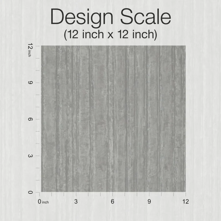 Ronald Redding Vintage Tin Wallpaper - Brushed Nickel — Ảnh 5