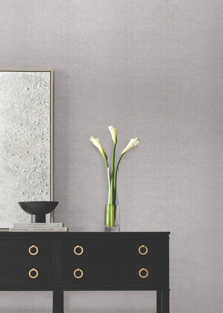 Candice Olson Woven Glimmer Wallpaper - Silver — Ảnh 3