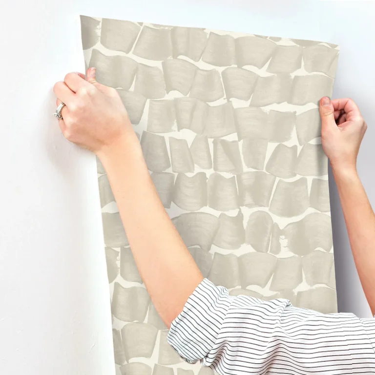 Brushed Ink Wallpaper - Taupe — Ảnh 2