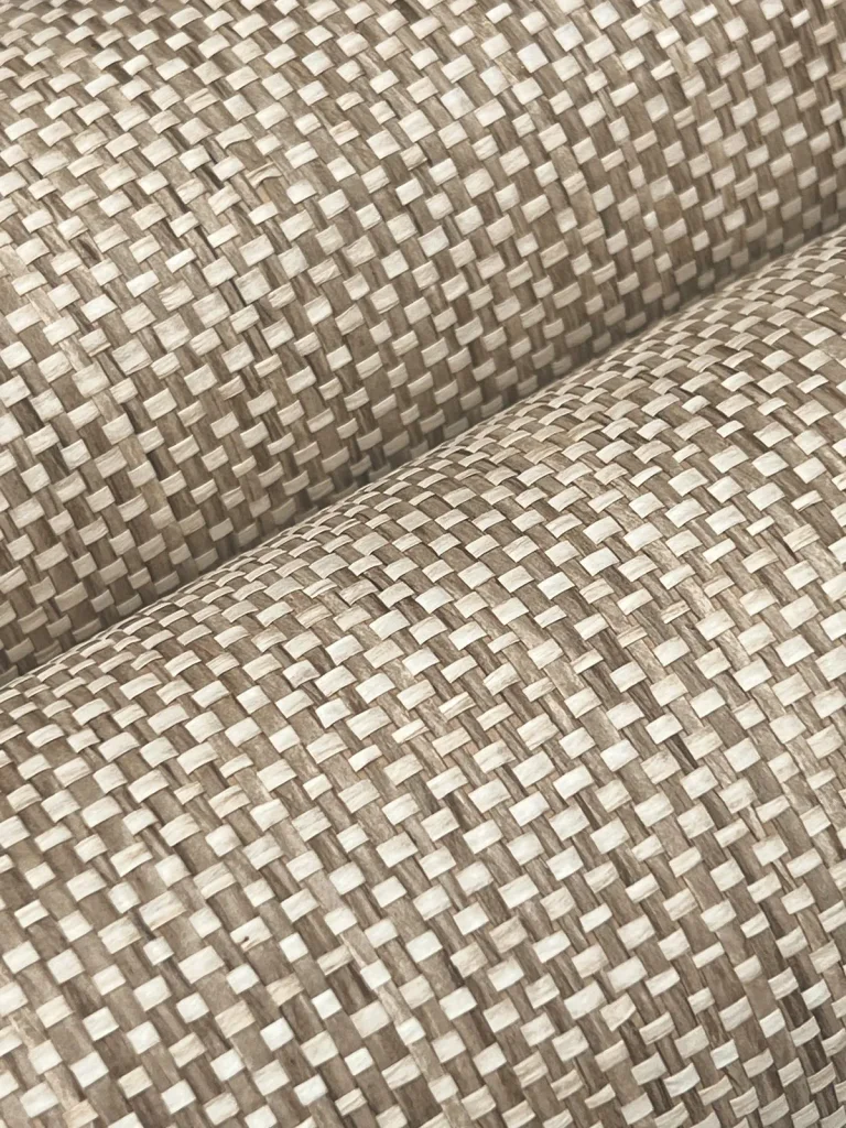 Ronald Redding Edo Paperweave Wallpaper - Mushroom
