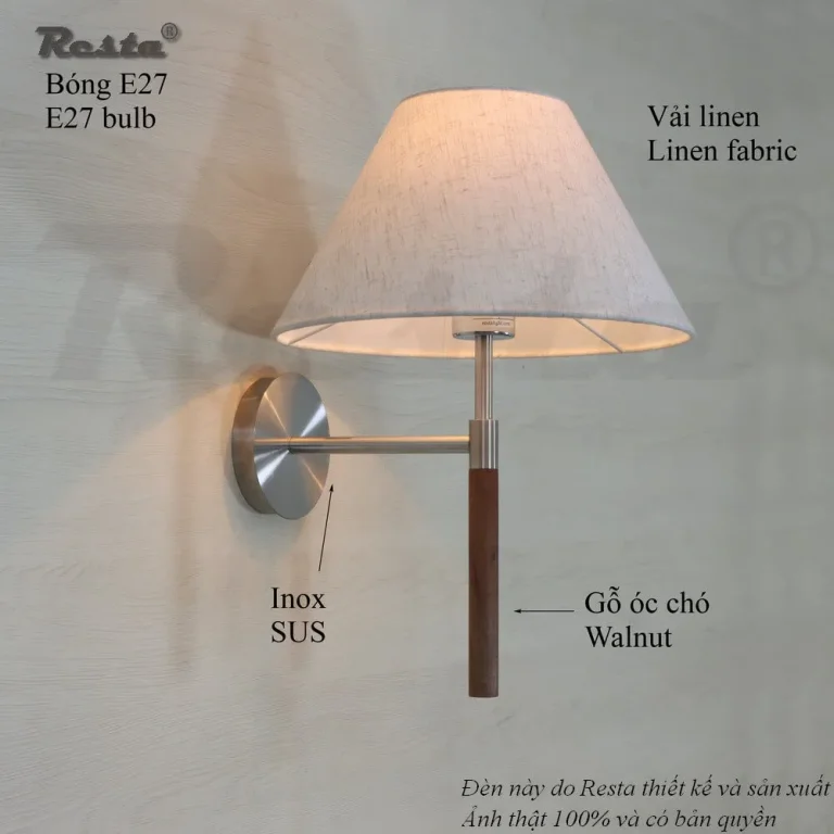 Đèn treo tường Resta 34 - Màu đỏ — Ảnh 2