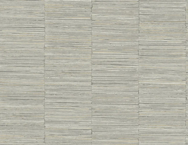 Jenga Striped Column Wallpaper - Grey