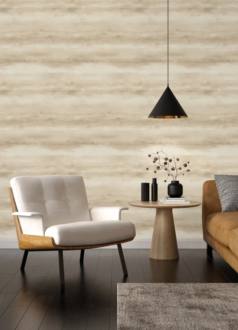 Ayla Abstract Stripe Wallpaper - Neutral — Ảnh 5