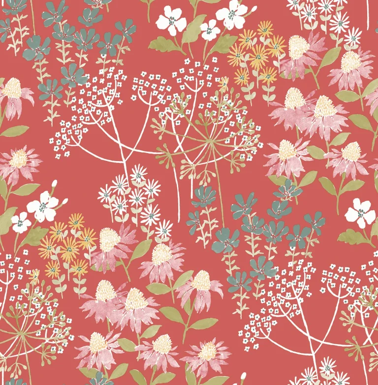Cultivate Springtime Blooms Wallpaper - Red — Ảnh 5