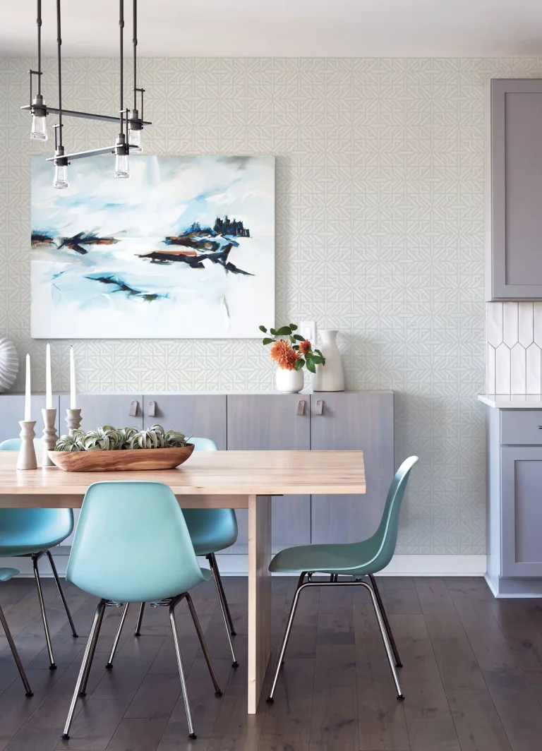Hesper Geometric Wallpaper - Grey — Ảnh 3