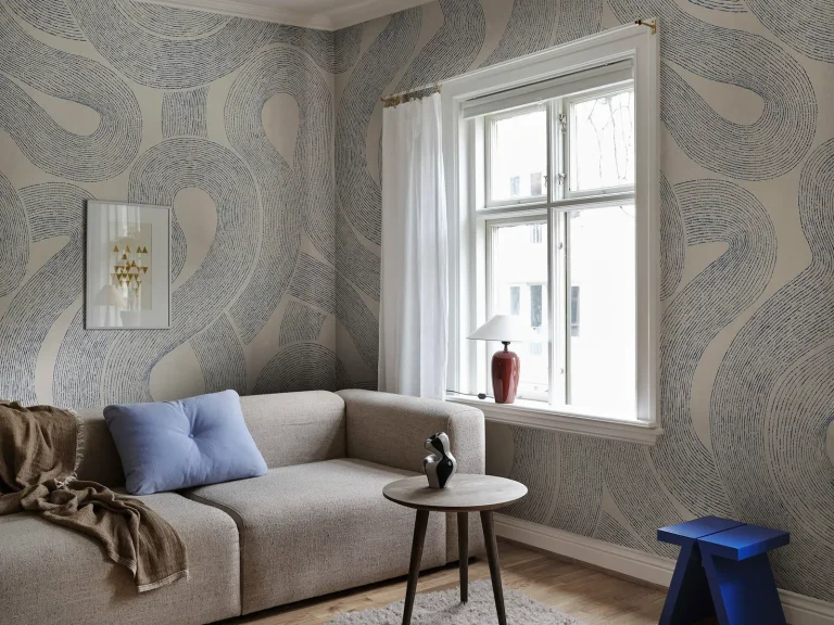 Zen Mural. Indigo Blue — Image 3