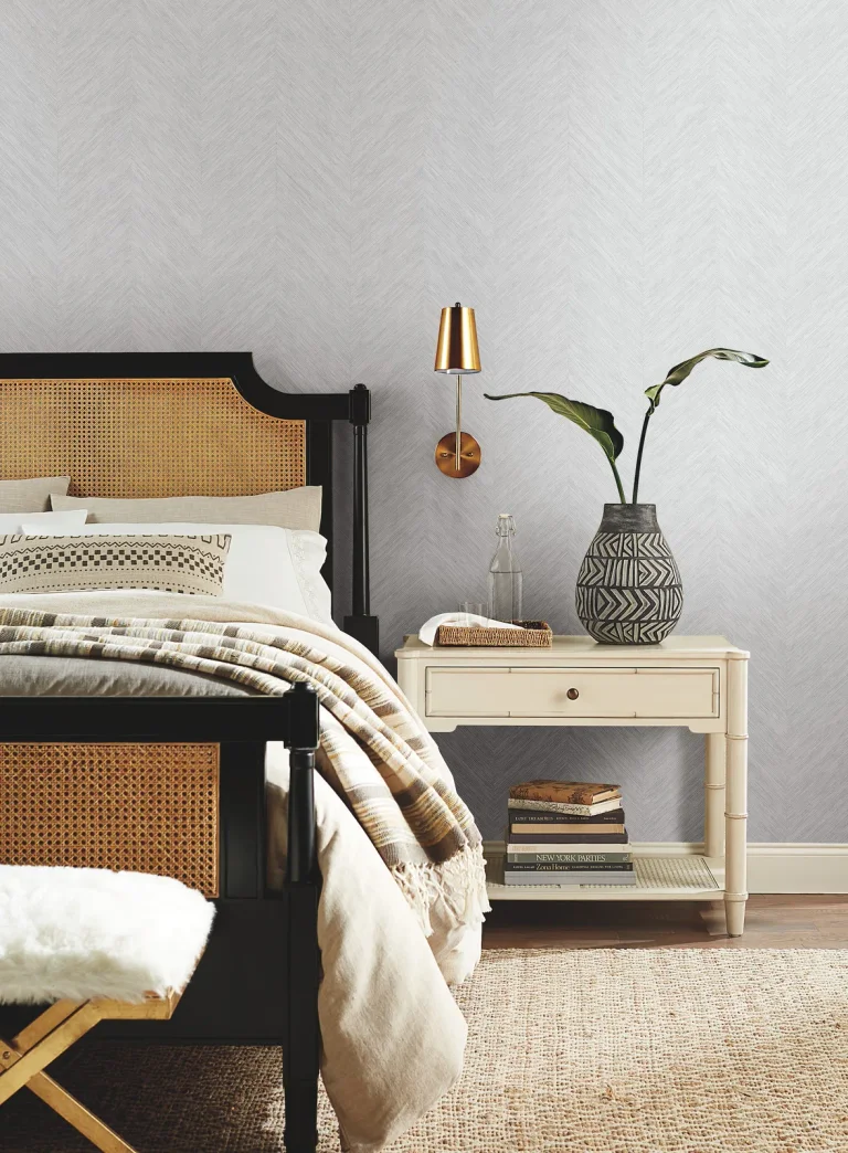 Chevron Wallpaper - Grey — Image 3