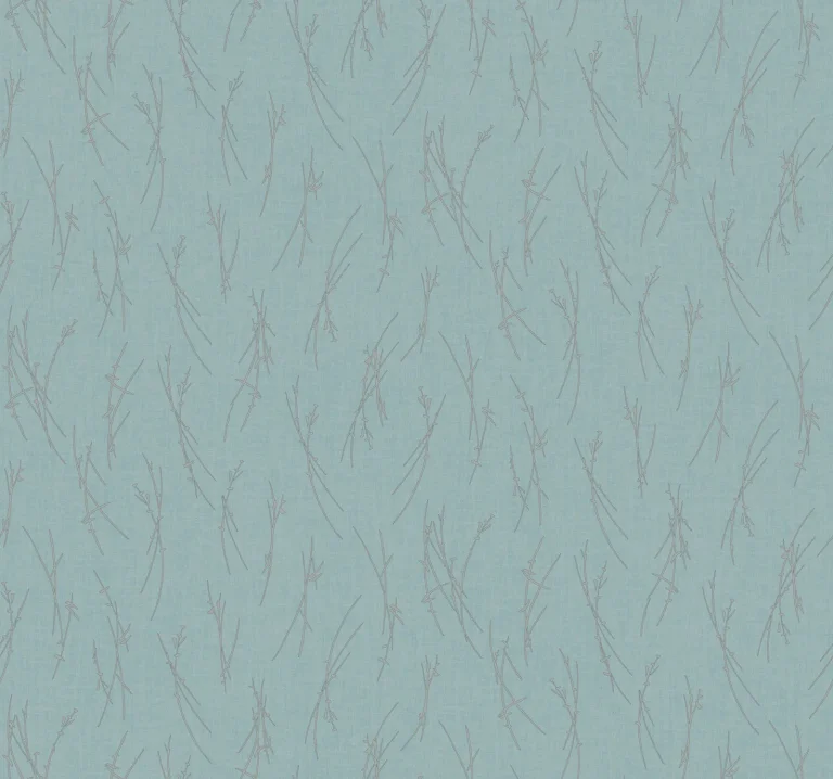 Sprigs Wallpaper - Smokey Blue/Silver — Ảnh 4
