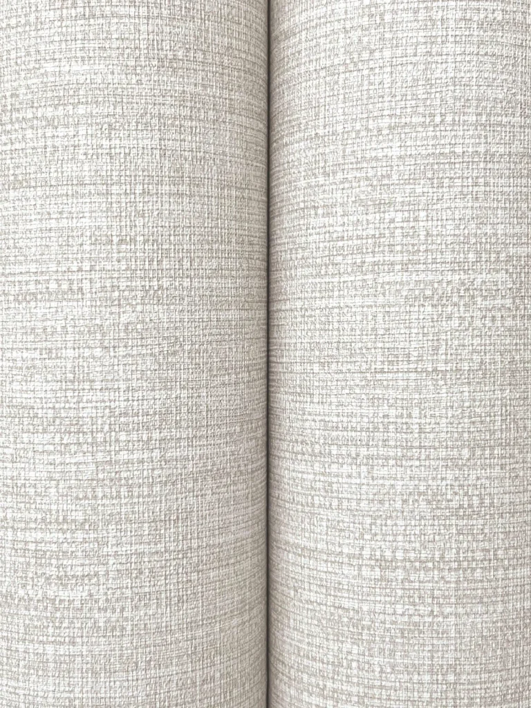 Terrene Faux Linen Wallpaper - Dove — Image 2