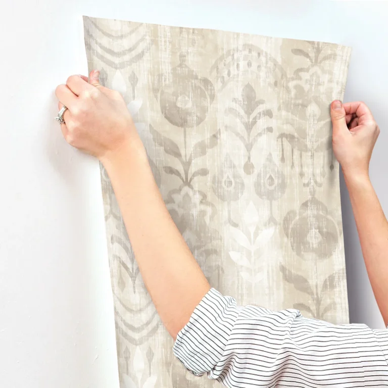 Pavord Floral Shibori Wallpaper - Neutral — Ảnh 6
