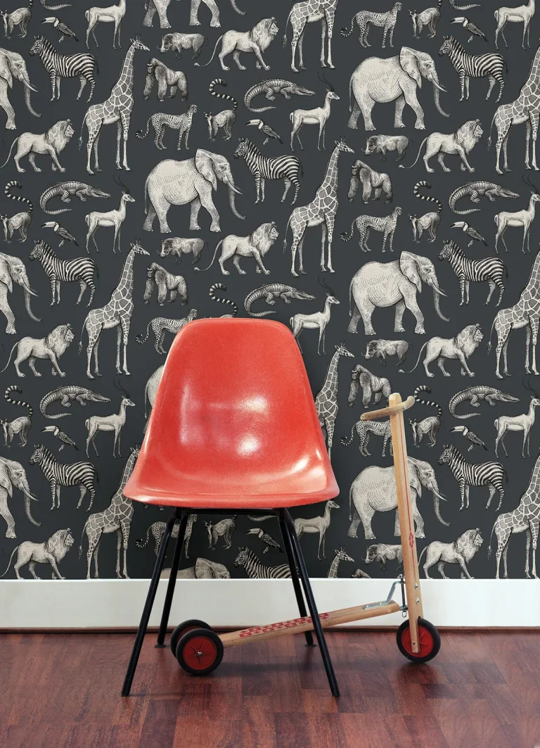 Chesapeake Kenji Safari Wallpaper - Navy — Ảnh 2