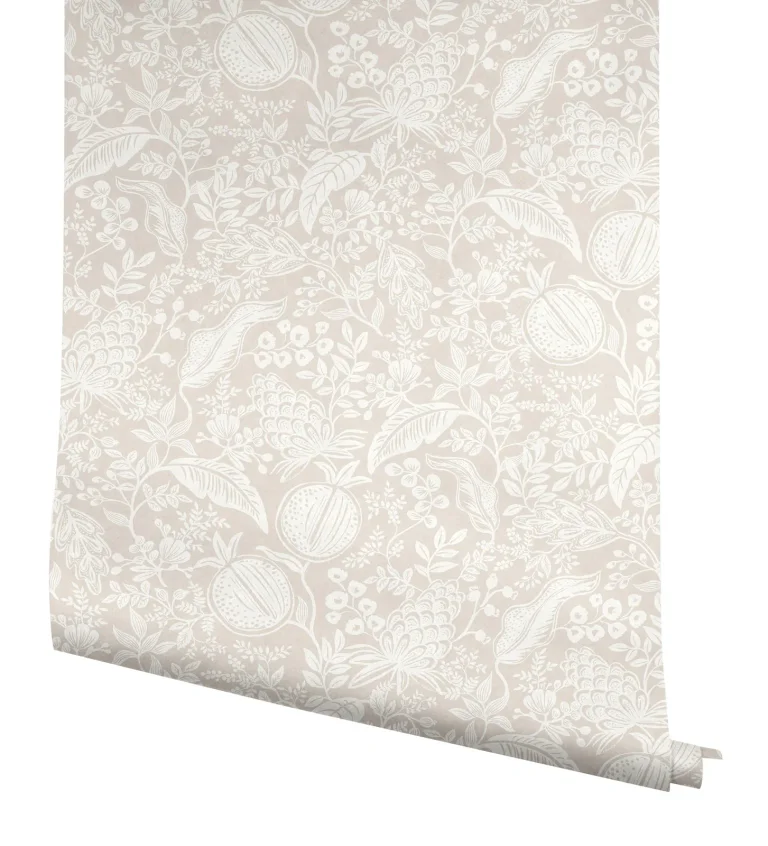 Rifle Paper Co. Pomegranate Peel and Stick Wallpaper - Beige & White — Image 4
