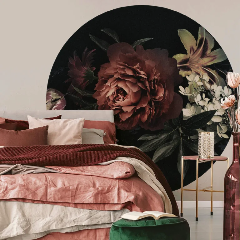 Flower Bouquet - Wall Mural 5435 - 4 Panel - 192cm x 260cm — Ảnh 3