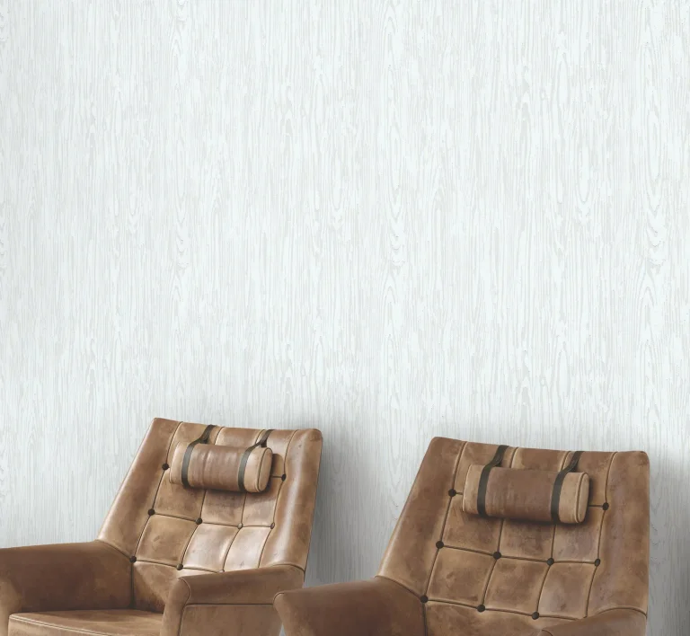 Ronald Redding Heartwood Wallpaper - Whitewash — Image 5