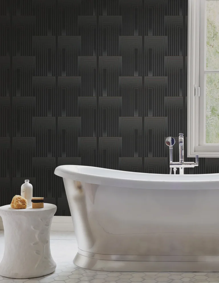 Candice Olson Vanishing Wallpaper - Black/Copper — Ảnh 3