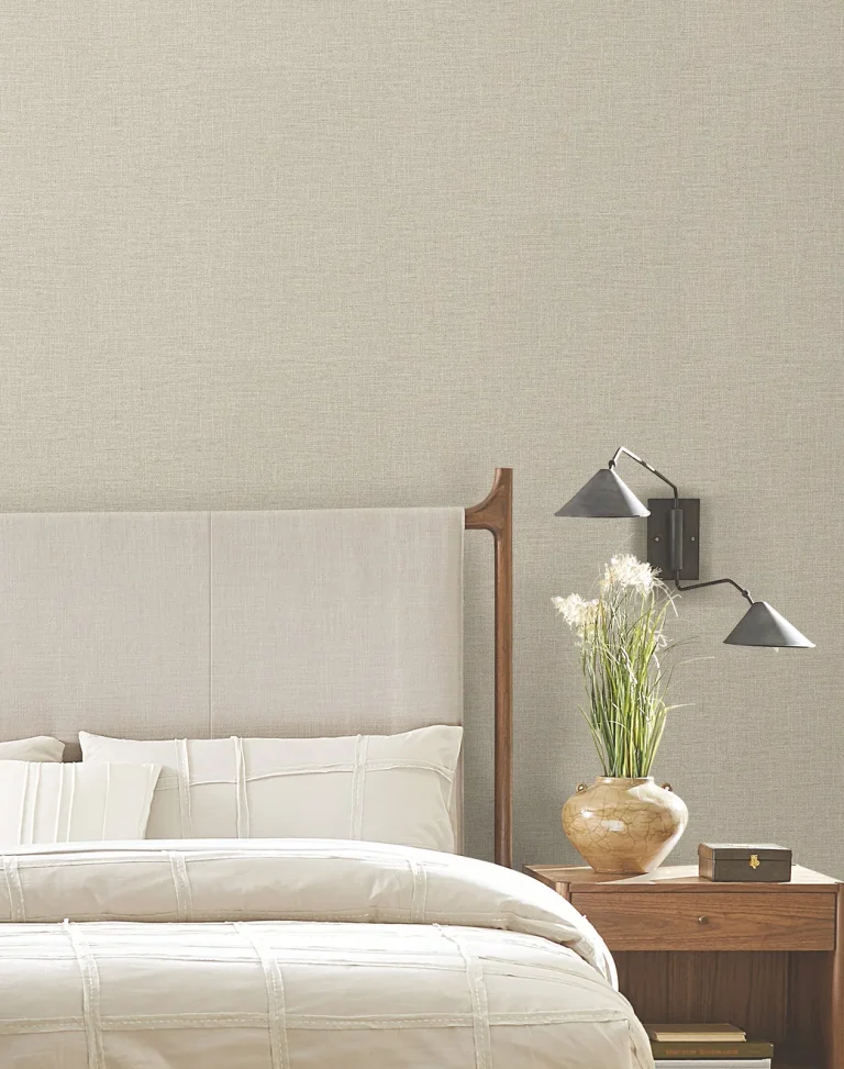Loom Wallpaper - Warm Grey — Ảnh 2
