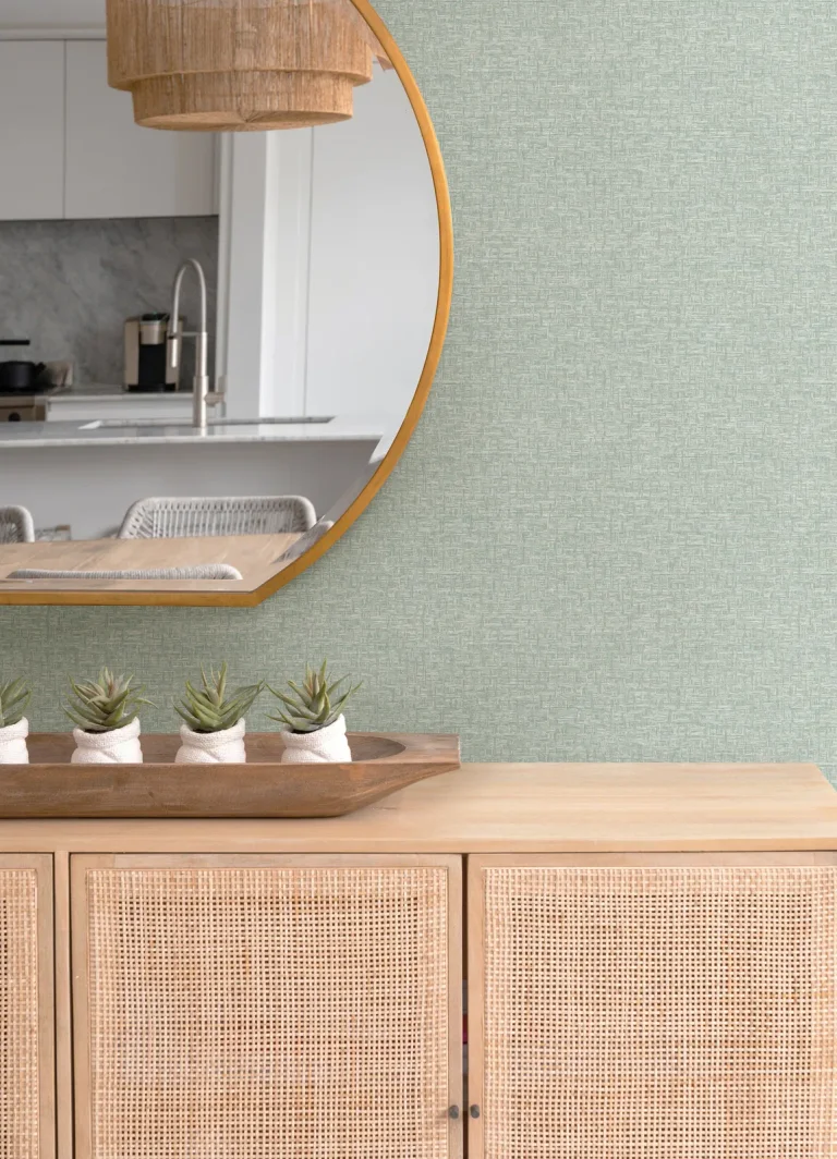 Minerva Texture Geometric Wallpaper - Teal — Ảnh 2