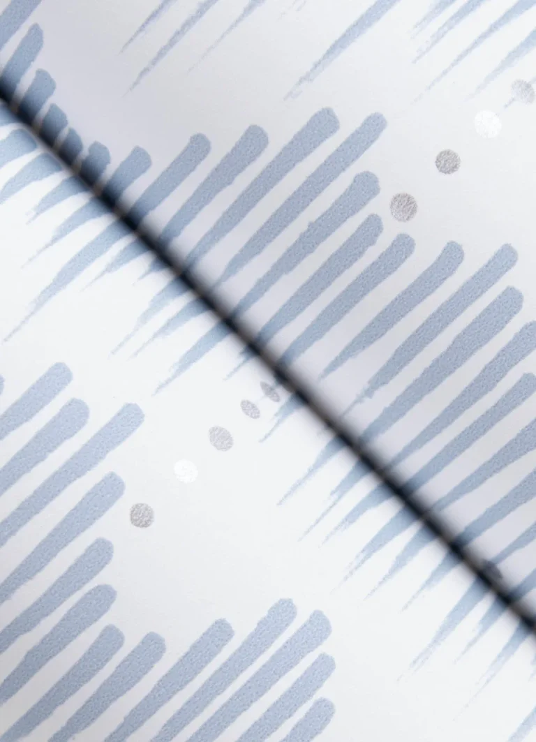 Holmby Brushstroke Zigzag Wallpaper - Light Blue — Ảnh 3