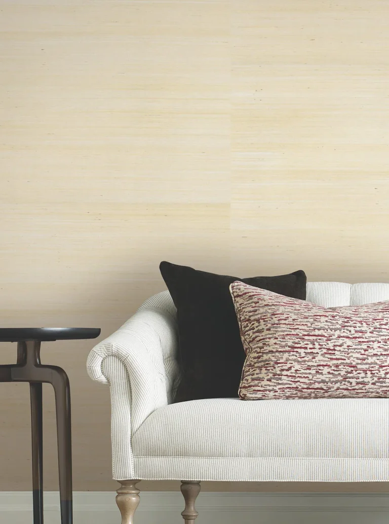 Ronald Redding Maguey Sisal Grasscloth Wallpaper - Ivory — Ảnh 2