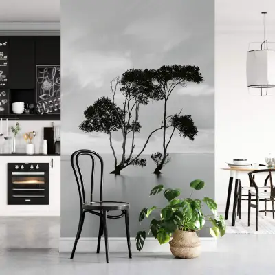 Trees In The Still Water - Wall Mural 5095 - 4 Panel - 192cm x 260cm