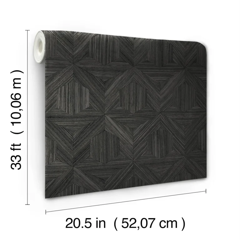 Magnolia Home Parquet Wallpaper - Midnight — Ảnh 5