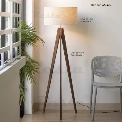 Đèn cây Resta 07 - Màu muối tiêu