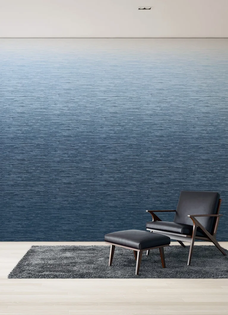 Into the Deep Ombre Wall Mural - Dark Blue — Ảnh 6