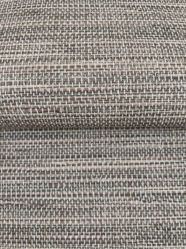 Winn Faux Grasscloth Wallpaper - Dark Brown — Ảnh 4