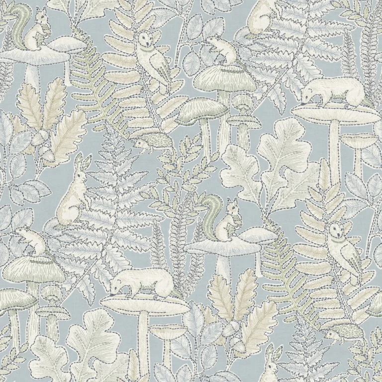 Chesapeake Holt Woodland Wallpaper - Light Blue — Image 5