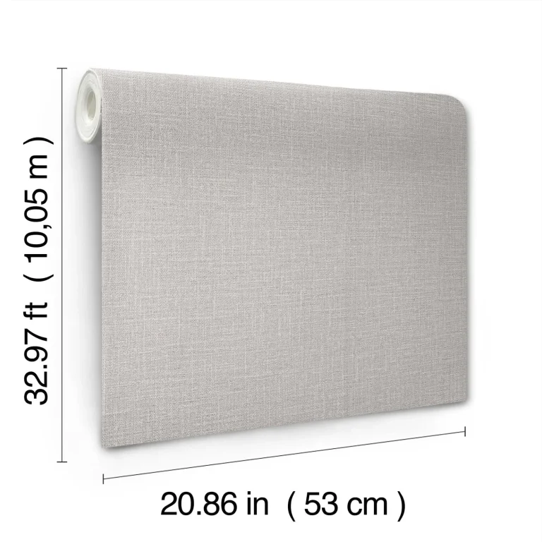 Loom Wallpaper - Dove Grey — Image 3