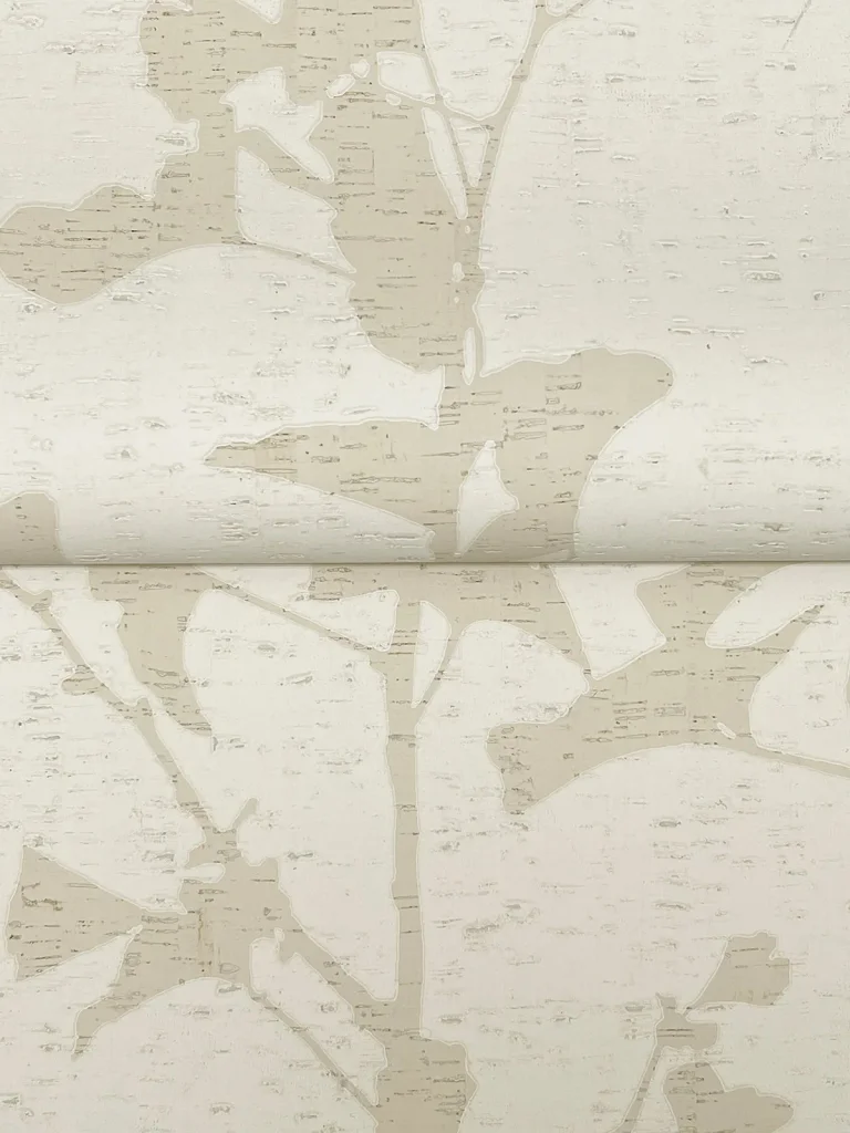 Ronald Redding Ginkgo Silhouette Cork Wallpaper - Neutral — Ảnh 3
