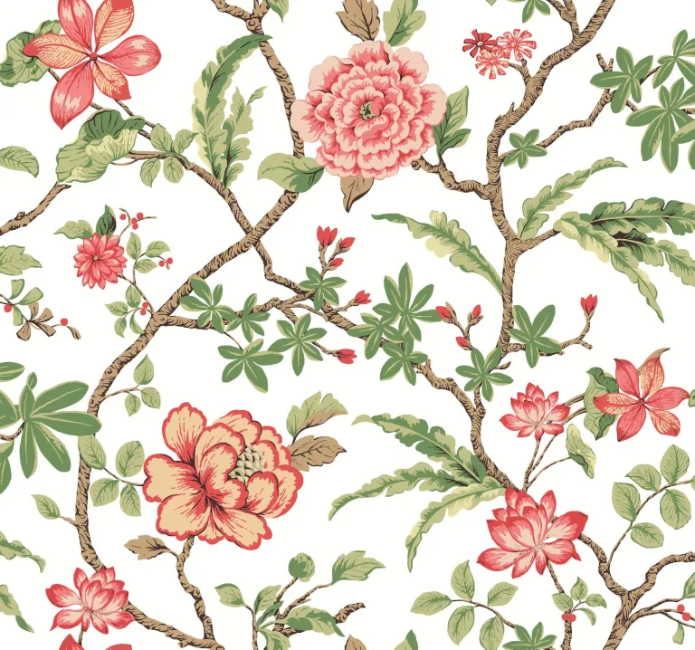 Ronald Redding Courtyard Botanical Wallpaper - Rose — Ảnh 6
