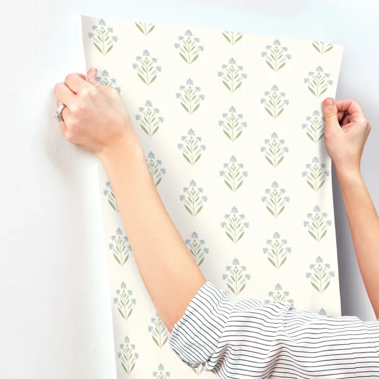 Chesapeake Kova Floral Crest Wallpaper - Aquamarine — Ảnh 7
