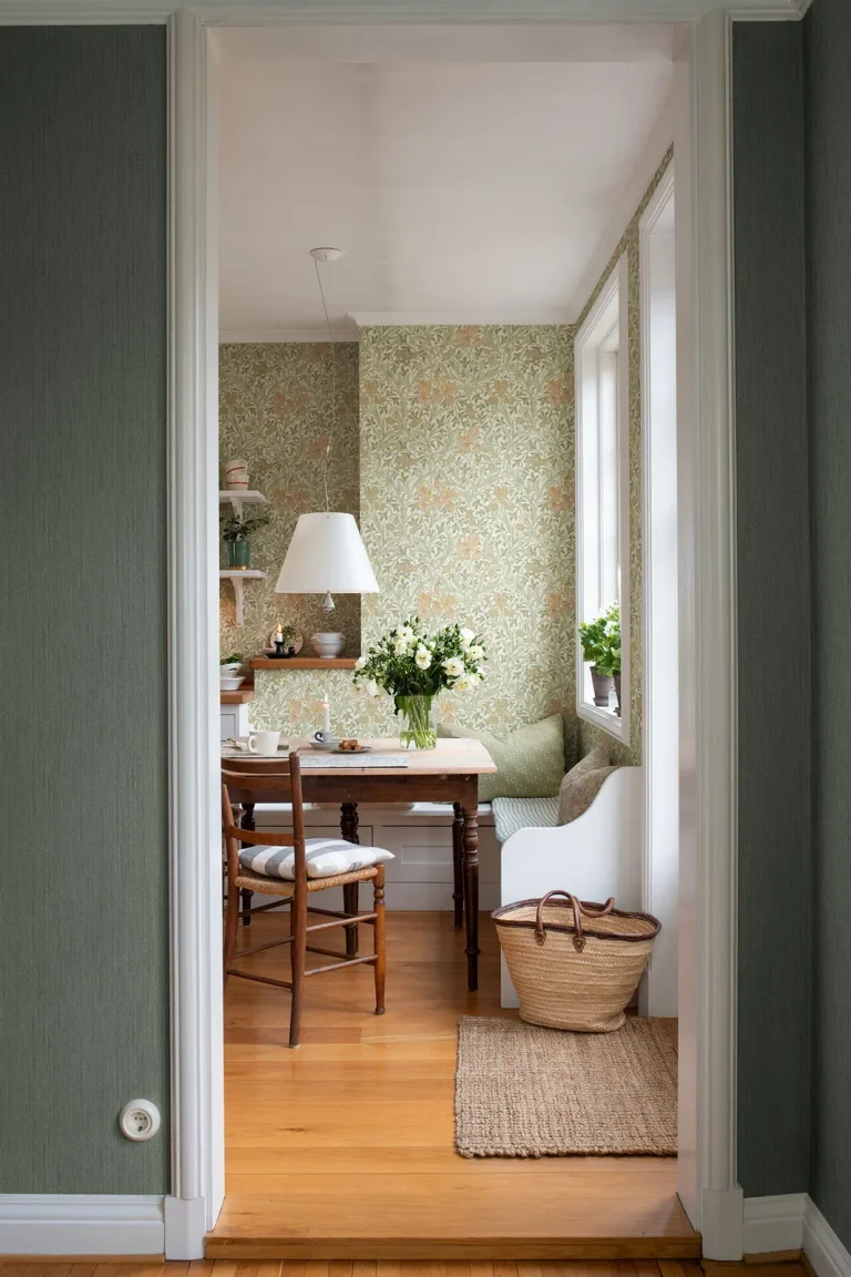 Midolin Mossa Texture Wallpaper - Dark Green — Ảnh 5