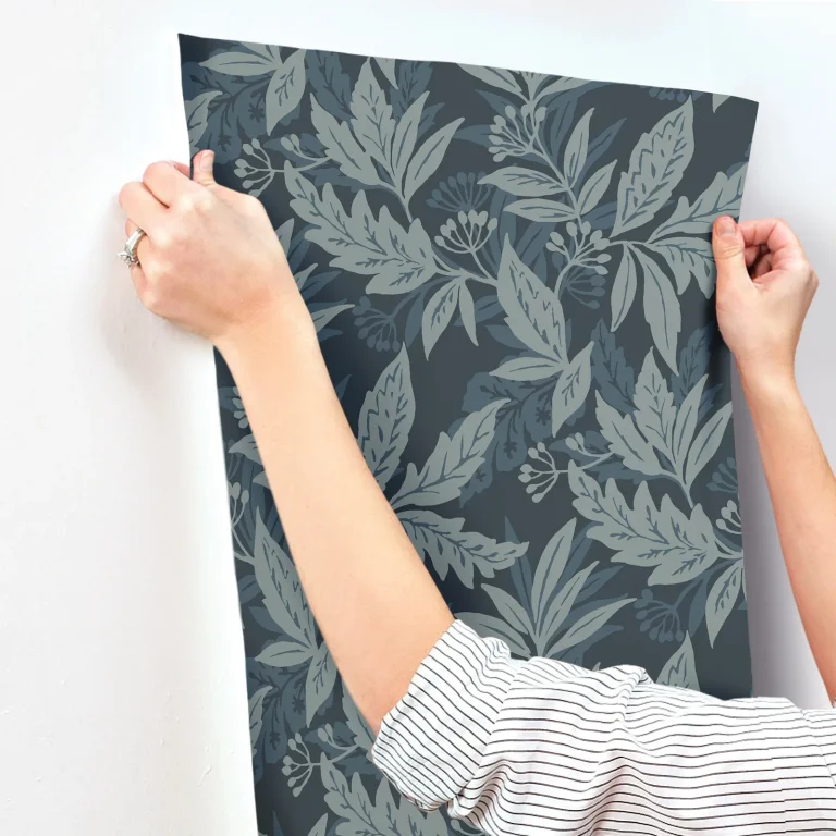 Anita Woodland Floral Wallpaper - Teal — Ảnh 4
