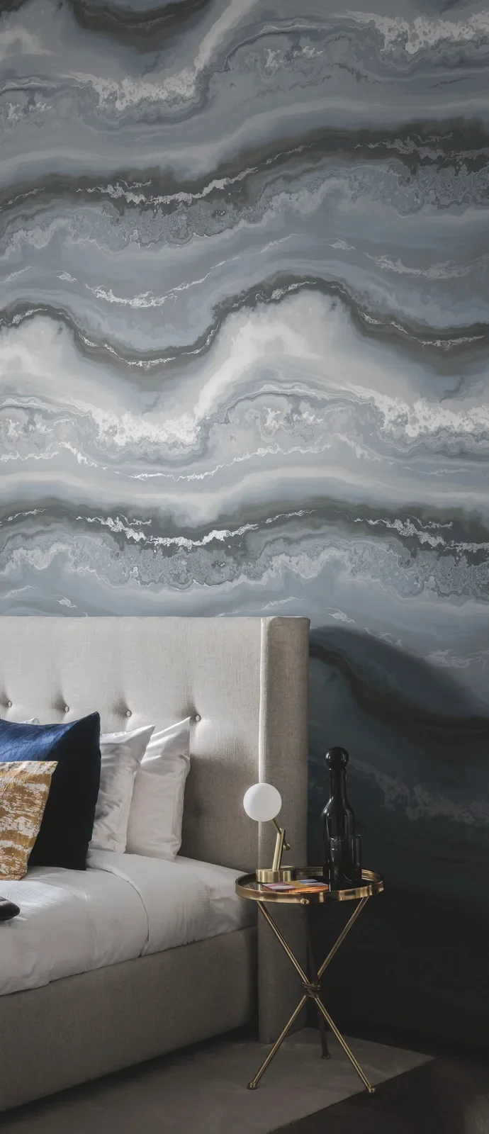 Moontide Wallpaper - Blue — Image 2