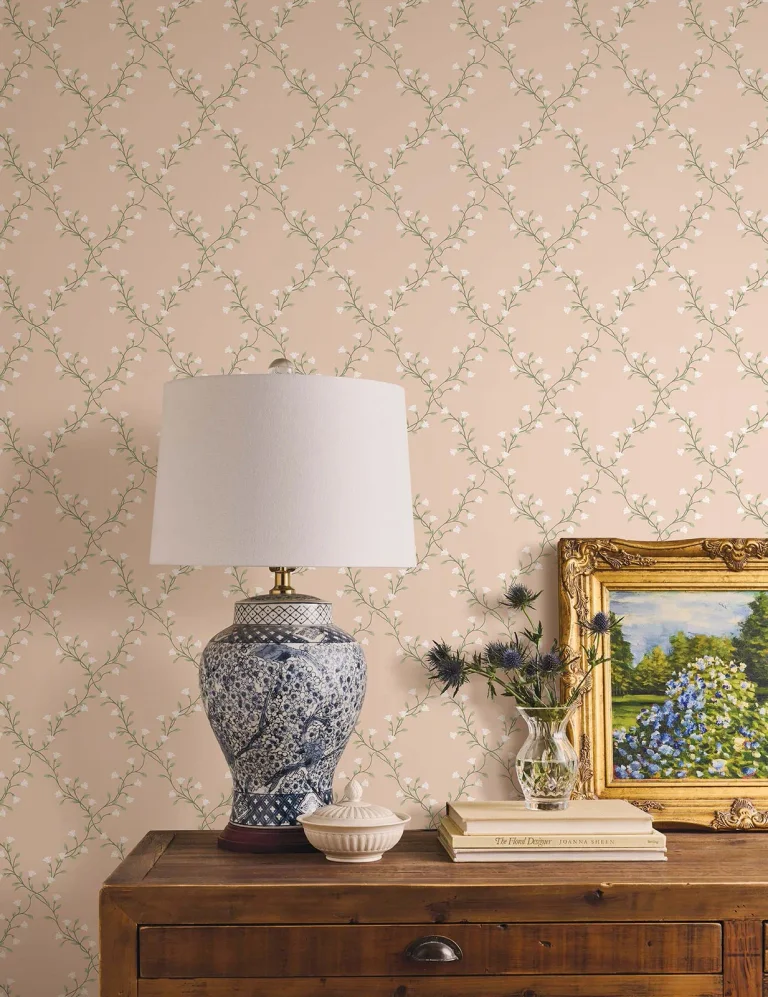 Rifle Paper Co. Bellflower Wallpaper - Rose — Ảnh 2