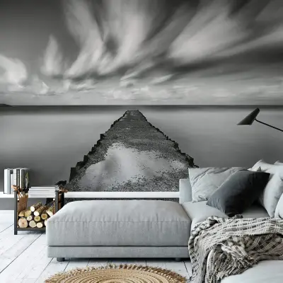 Landing Stage Silky Water - Wall Mural 5119 - 8 Panel - 384cm x 260cm