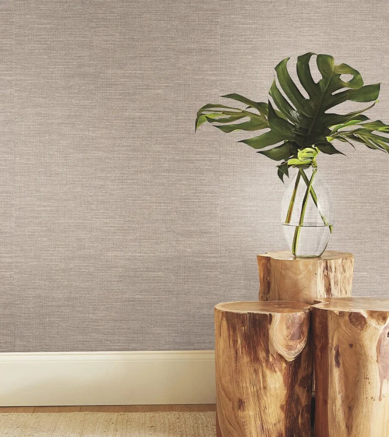Paper & Thread Weave Wallpaper - Taupe — Ảnh 4