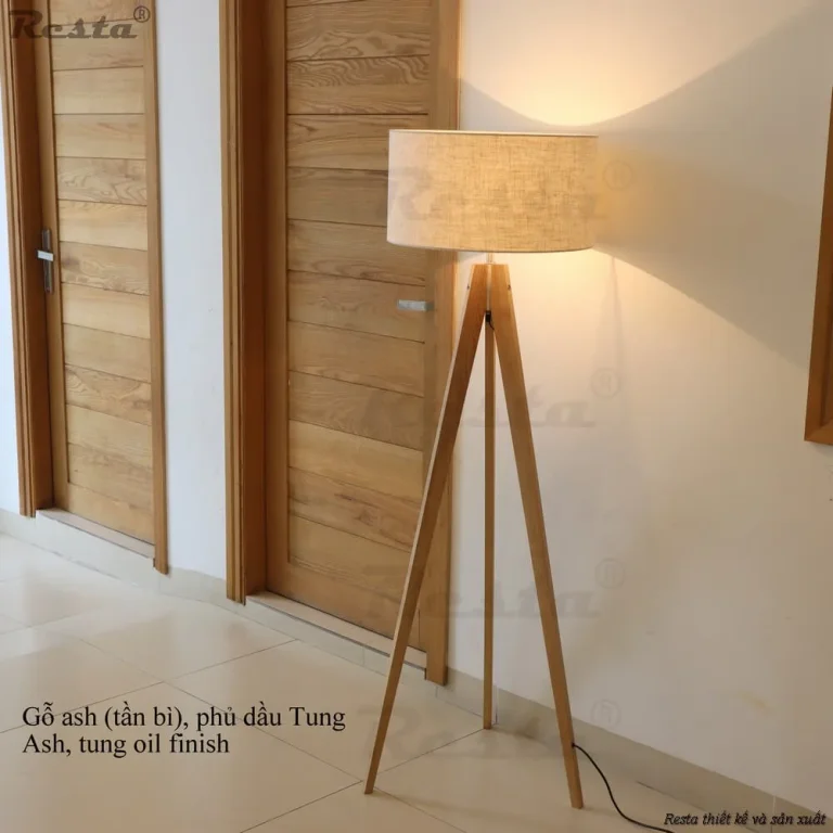 Đèn cây Resta 06 - Màu be — Image 3