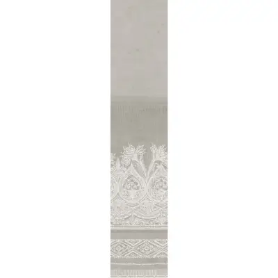 Henna Wall Mural - White/Grey