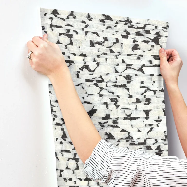 Capiz Offering Wallpaper - Black/White — Ảnh 8