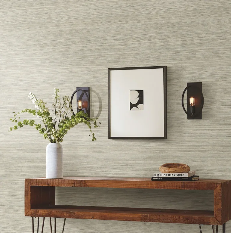 Cattail Weave Peel and Stick Wallpaper - Natural — Ảnh 3