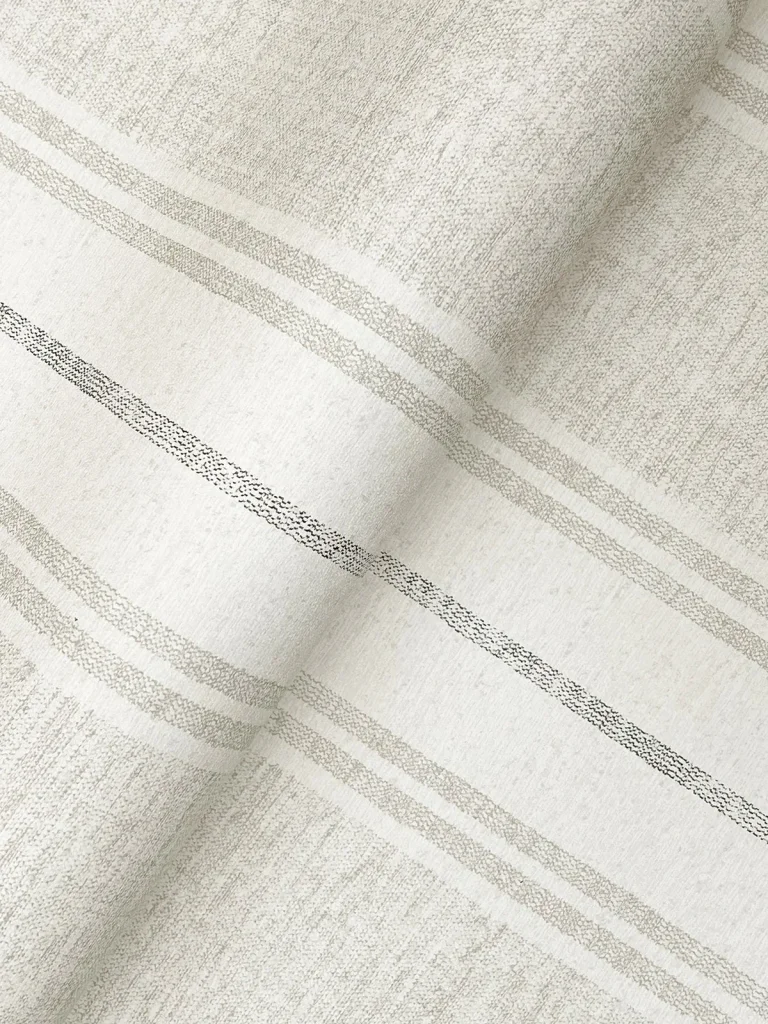 Chesapeake Maddox Flannel Stripe Wallpaper - Grey — Ảnh 4